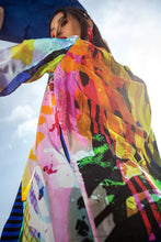 Load image into Gallery viewer, Copy of 100% Silk Long Kimono Midnight Blue Mrs Tea's Boutique and Bakery