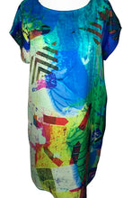 Load image into Gallery viewer, Copy of 100% Silk Shift Dress Green Mrs Tea's Boutique and Bakery