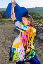 Load image into Gallery viewer, 100% Silk Short Kimono Yellow Mrs Tea's Boutique and Bakery