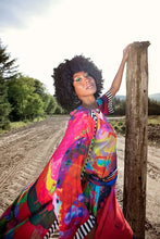 Load image into Gallery viewer, Copy of 100% Silk Long Kimono Midnight Blue Mrs Tea's Boutique and Bakery