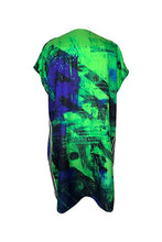 Load image into Gallery viewer, 100% Silk Shift Dress Blue Mrs Tea's Boutique and Bakery