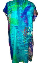 Load image into Gallery viewer, Copy of 100% Silk Shift Dress Green Mrs Tea's Boutique and Bakery