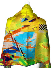 Load image into Gallery viewer, Copy of Luxurious Scarf Striped Edge Mrs Tea's Boutique and Bakery