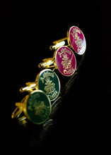 Load image into Gallery viewer, Ashford Castle Crested Cufflinks Mrs Tea's Boutique and Bakery
