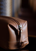 Load image into Gallery viewer, Leather Ashford Castle  Wash Bag Mrs Tea's Boutique and Bakery