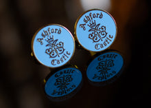 Load image into Gallery viewer, Ashford Castle Crested Cufflinks Mrs Tea's Boutique and Bakery