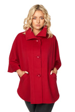 Load image into Gallery viewer, Hip length Cape with Collar and Pockets. Mrs Tea's Boutique and Bakery
