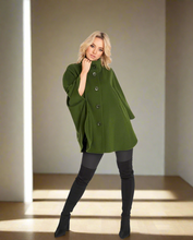 Load image into Gallery viewer, Hip length Cape with Collar and Pockets | Jimmy Hourihan