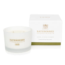 Load image into Gallery viewer, Rathbornes | Cedar, Cloves & Ambergris Scented Candle Mrs Tea's Boutique and Bakery