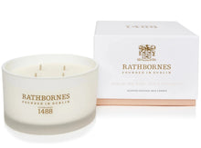 Load image into Gallery viewer, Rathbornes | Dublin Tea Rose, Oud & Patchouli Scented Candle Mrs Tea's Boutique and Bakery