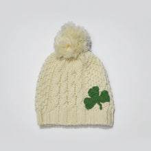 Load image into Gallery viewer, Shamrock Aran Wool Hat | Patrick Francis Mrs Tea's