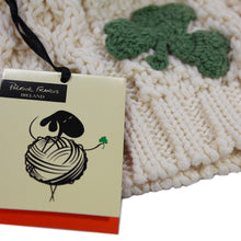 Load image into Gallery viewer, Shamrock Aran Wool Hat | Patrick Francis Mrs Tea's