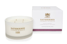 Load image into Gallery viewer, Rathbornes | White Pepper, Honeysuckle & Vertivert Scented Candle Mrs Tea's Boutique and Bakery