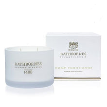 Load image into Gallery viewer, RATHBORNES - ROSEMARY, FOUGERE & CAMPHOR SCENTED CANDLE Mrs Tea's Boutique and Bakery
