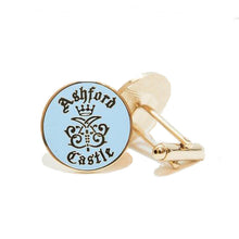 Load image into Gallery viewer, Ashford Castle Crested Cufflinks Mrs Tea's Boutique and Bakery