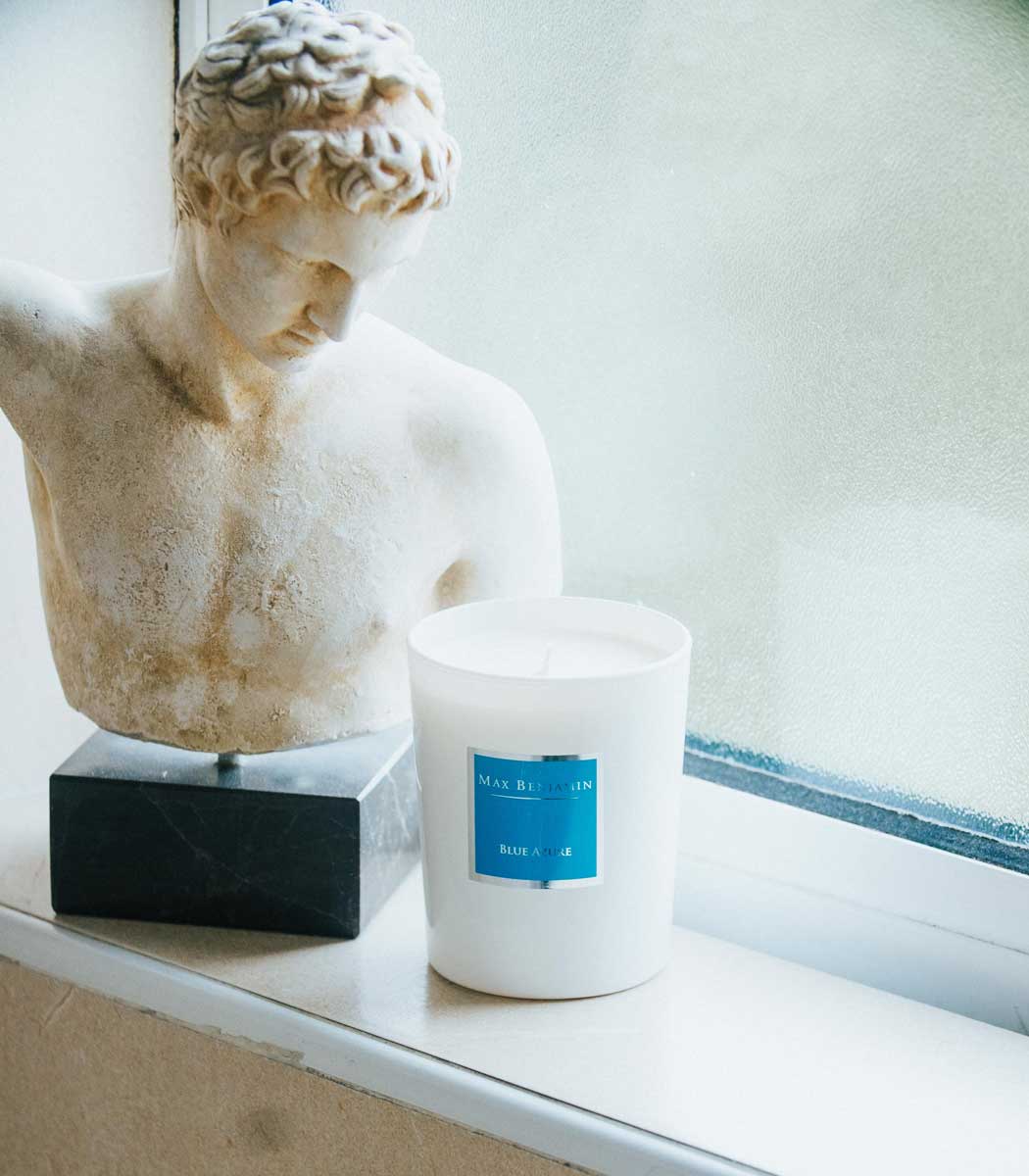 Max Benjamin - Blue Azure Luxury Natural Candle Max Benjamin