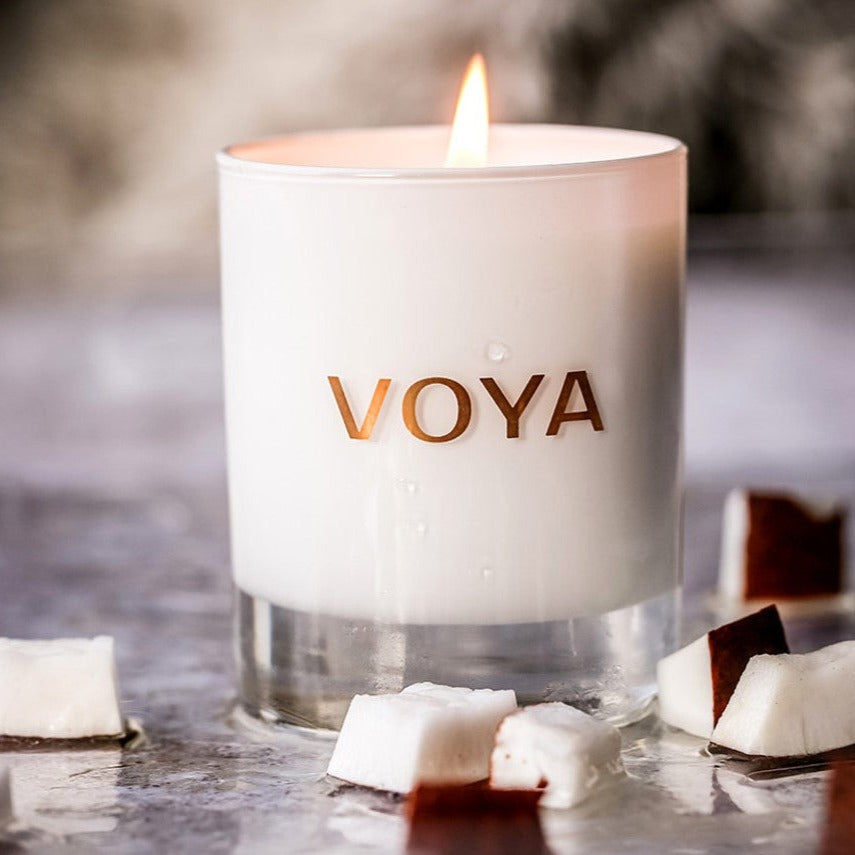 Voya Coconut & Jasmine Scented Candle The Spa at Ashford Castle