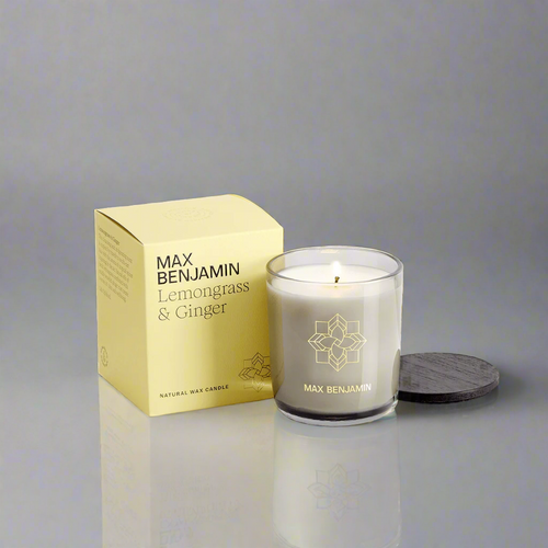 Max Benjamin - LEMONGRASS & GINGER LUXURY NATURAL CANDLE Max Benjamin