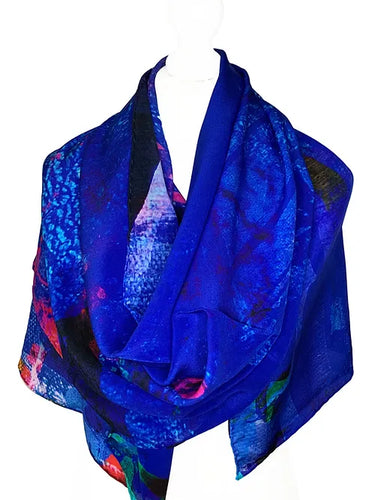 Copy of Luxurious 100% Silk Scarf Mrs Tea's Boutique and Bakery