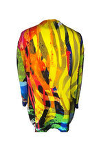 Load image into Gallery viewer, 100% Silk Short Kimono Yellow Mrs Tea&#39;s Boutique and Bakery
