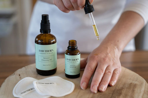 Balancing Facial Oil, Rose Geranium + Palmarosa Mrs Tea's Boutique and Bakery