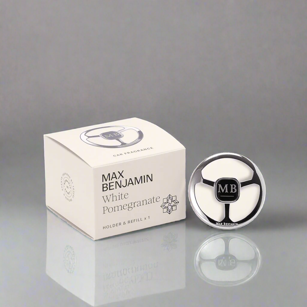 Max Benjamin White Pomegranate Luxury Car Fragrance – Mrs Tea's