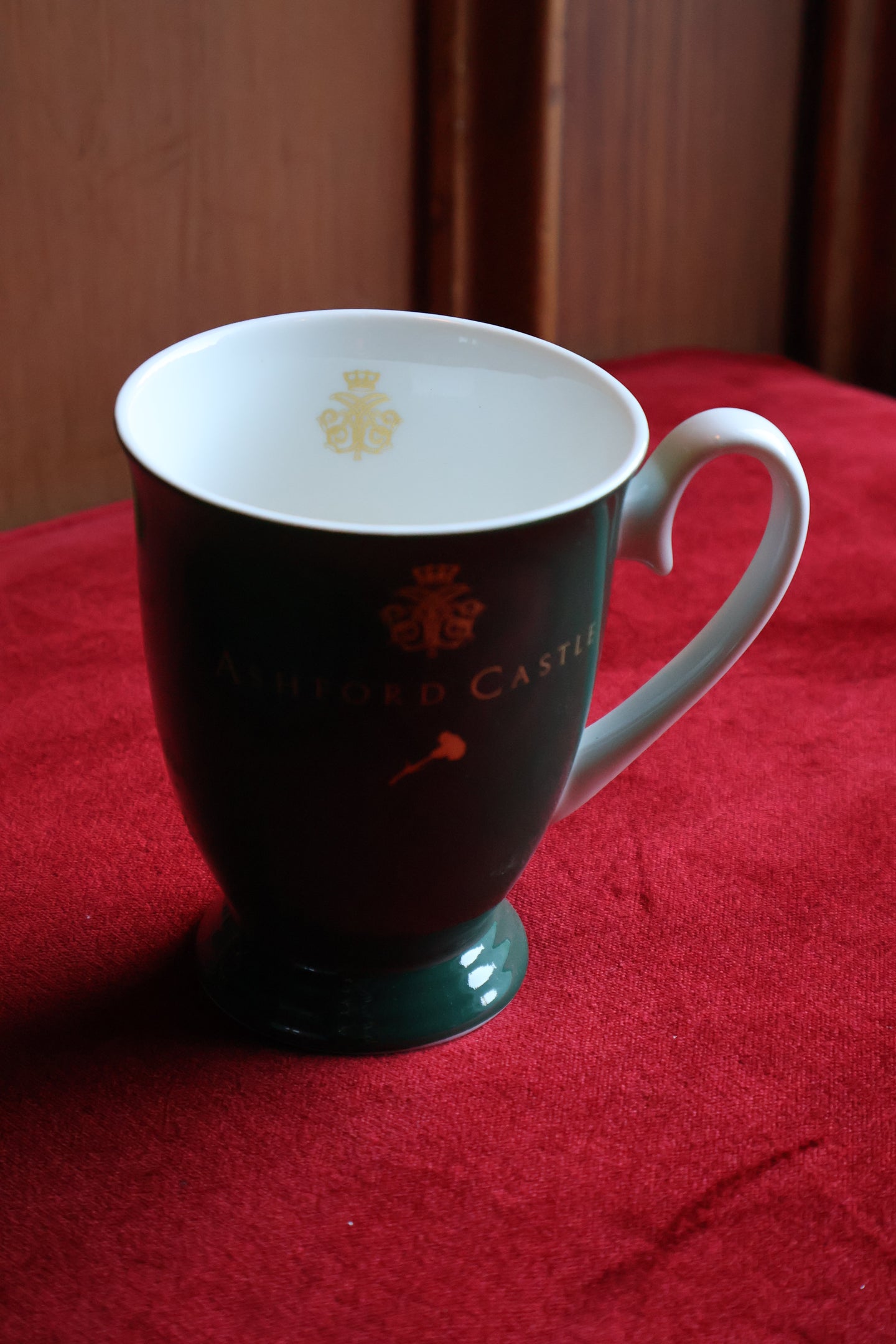 Ashford Castle Green -  Footed Mug