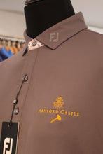 Load image into Gallery viewer, Solid with Primrose Trim Golf Shirt | FootJoy Mrs Tea&#39;s Boutique and Bakery
