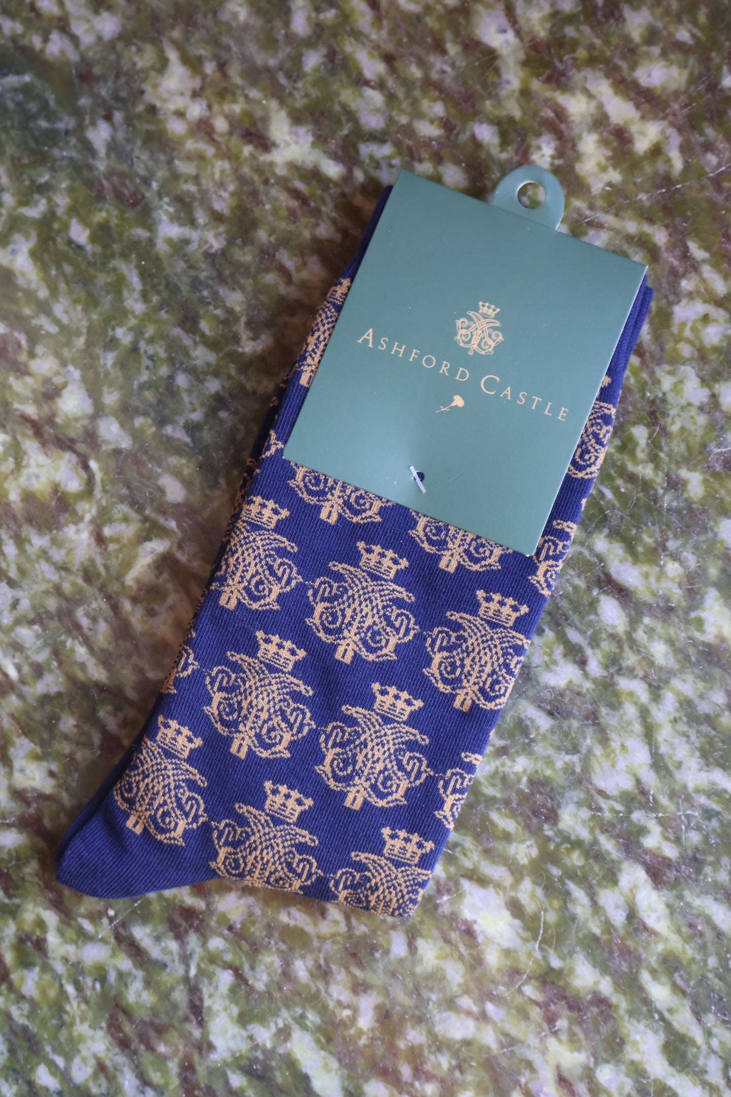 Ashford Castle Crest Crew Socks Mrs Tea's