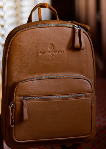 Ashford Castle Leather Backpack Mrs Tea's Boutique and Bakery