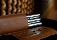 Load image into Gallery viewer, Ashford Castle Leather Cigar Case with Cutter Mrs Tea&#39;s Boutique and Bakery
