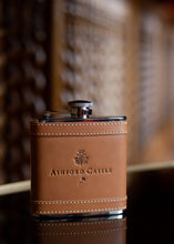 Load image into Gallery viewer, Ashford Castle Leather Hip Flask Mrs Tea&#39;s Boutique and Bakery
