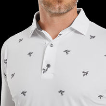 Load image into Gallery viewer, Thistle Print Golf Shirt | Footjoy Mrs Tea&#39;s Boutique and Bakery
