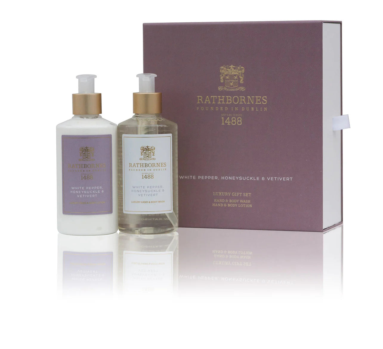 Rathbornes | White Pepper Wash & Lotion Gift Set Mrs Tea's Boutique and Bakery