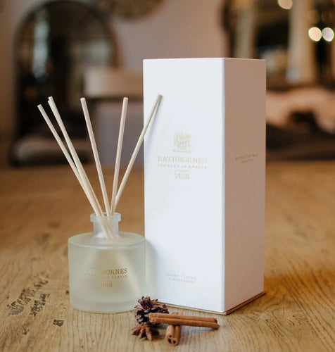 Rathbornes | Cedar, Cloves & Ambergris Scented Reed Diffuser / Refill Mrs Tea's Boutique and Bakery