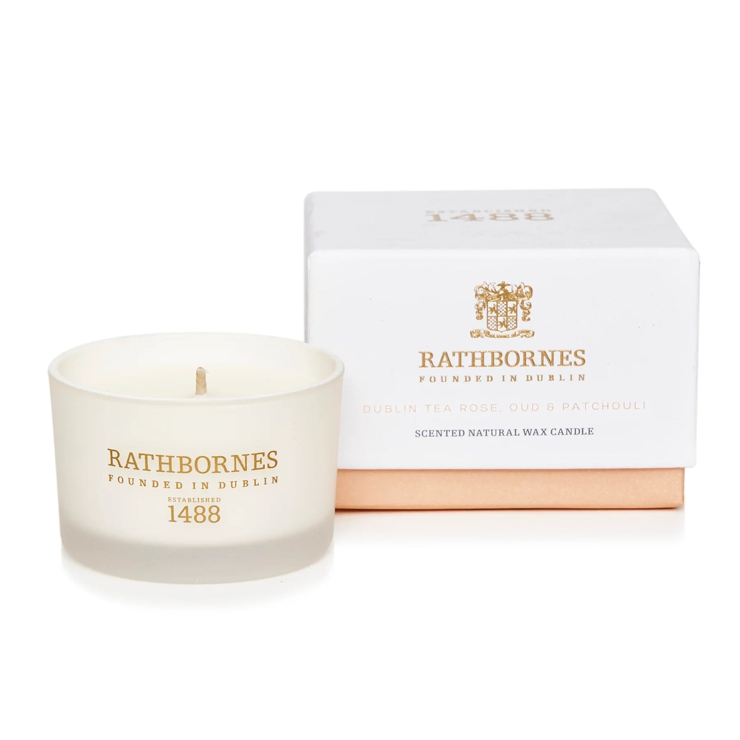 Rathbornes | Dublin Dawn Irish Rock Rose, Davana And Raspberries Scented Candle Mrs Tea's Boutique and Bakery