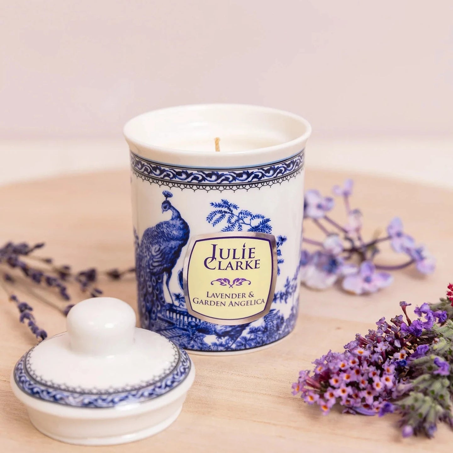 Julie Clarke Lavender & Garden Angelica Candle Mrs Tea's Boutique and Bakery