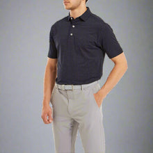 Load image into Gallery viewer, Solid with Primrose Trim Golf Shirt | FootJoy Mrs Tea&#39;s Boutique and Bakery
