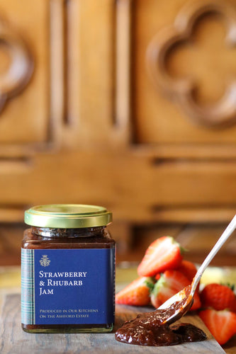 Strawberry & Rhubarb Jam Mrs Tea's Boutique and Bakery