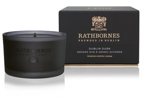 RATHBORNES - RATHBORNES / BEYOND THE PALE DUBLIN DUSK   SCENTED CANDLE Mrs Tea's Boutique and Bakery