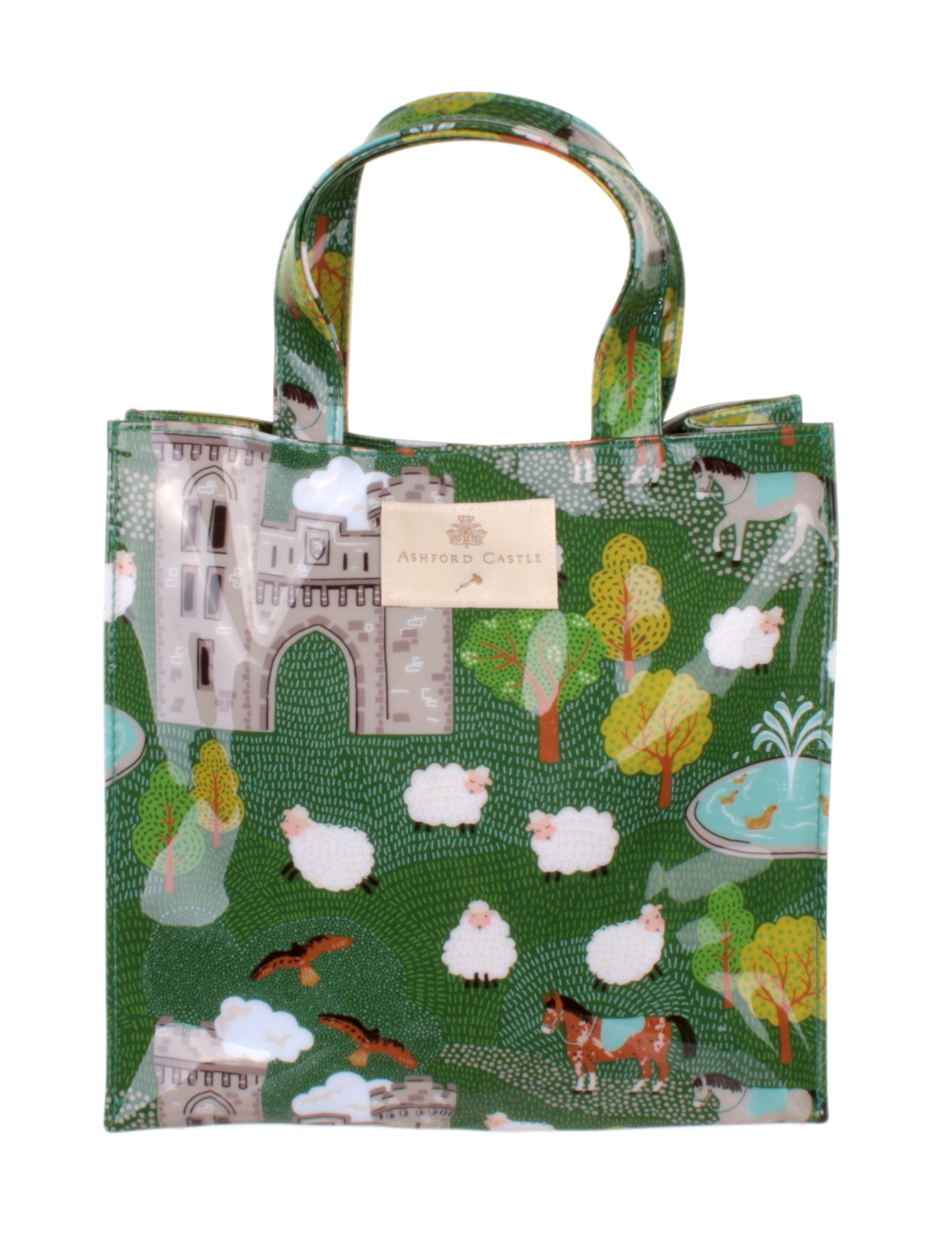 Ashford Castle Quirky Sheep - Small Vinyl Bag Mrs Tea's Boutique and Bakery