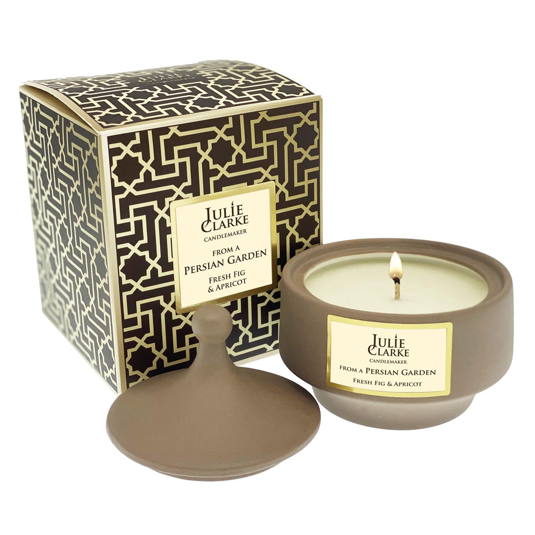 JULIE CLARKE -FROM A PERSIAN GARDEN – FRESH FIG AND APRICOT Mrs Tea's Boutique and Bakery