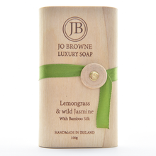 Load image into Gallery viewer, Jo Browne Luxury Soap – Lemongrass &amp; Wild Jasmine Mrs Tea&#39;s Boutique and Bakery
